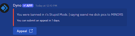 Banned from ii's Stupid Mods