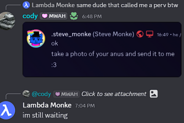 Still waiting for pics